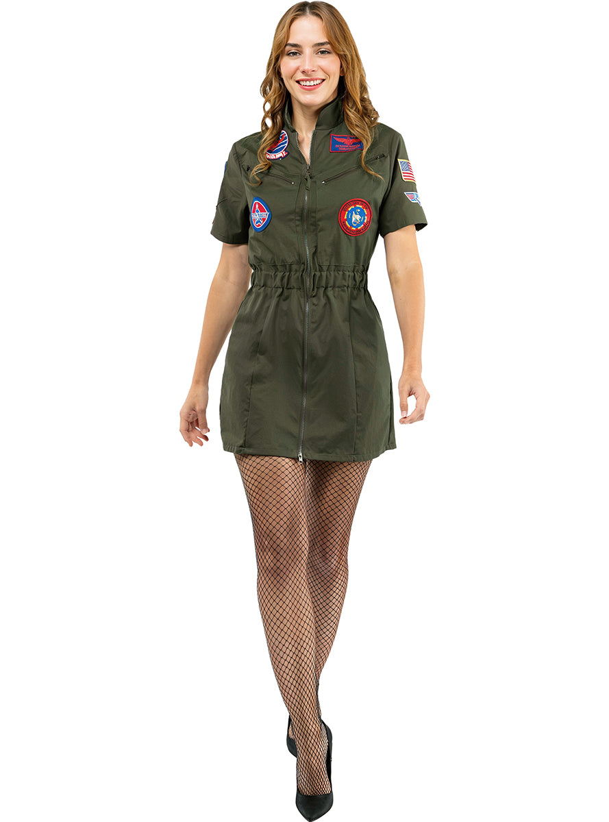 Déguisement aviatrice Top Gun femme