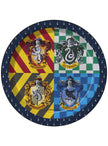 8 assiettes Harry Potter (23cm) - Maisons de Poudlard
