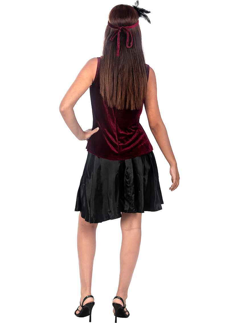 Déguisement charleston velours femme grande taille