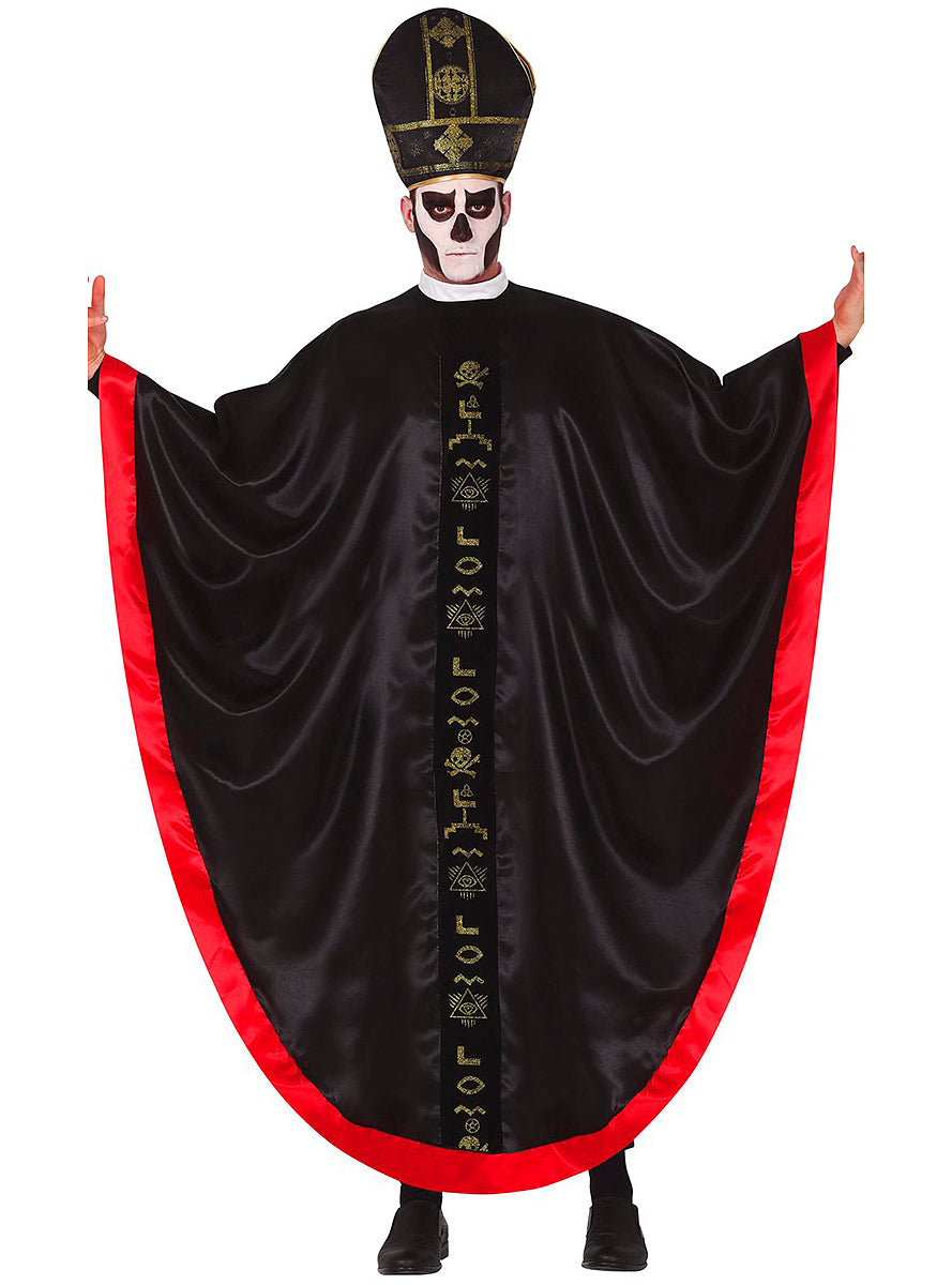 Déguisement cardinal satanique homme