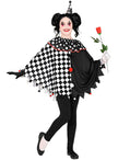 Poncho arlequin fille