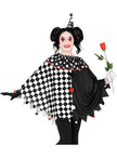 Poncho arlequin fille