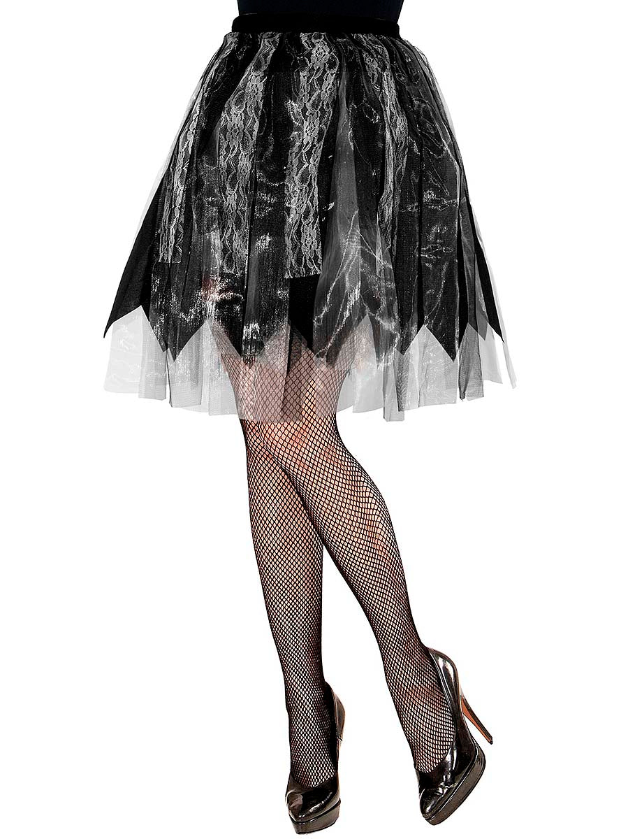 Tutu noir Halloween femme