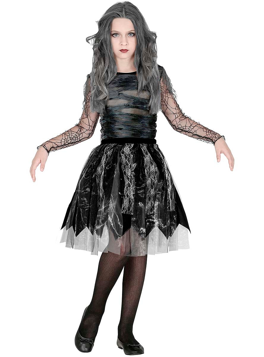 Tutu noir Halloween fille