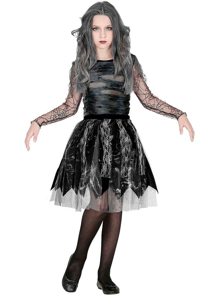 Tutu noir Halloween fille