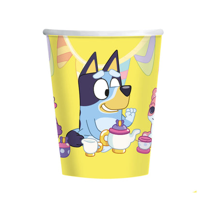 8 gobelets Bluey