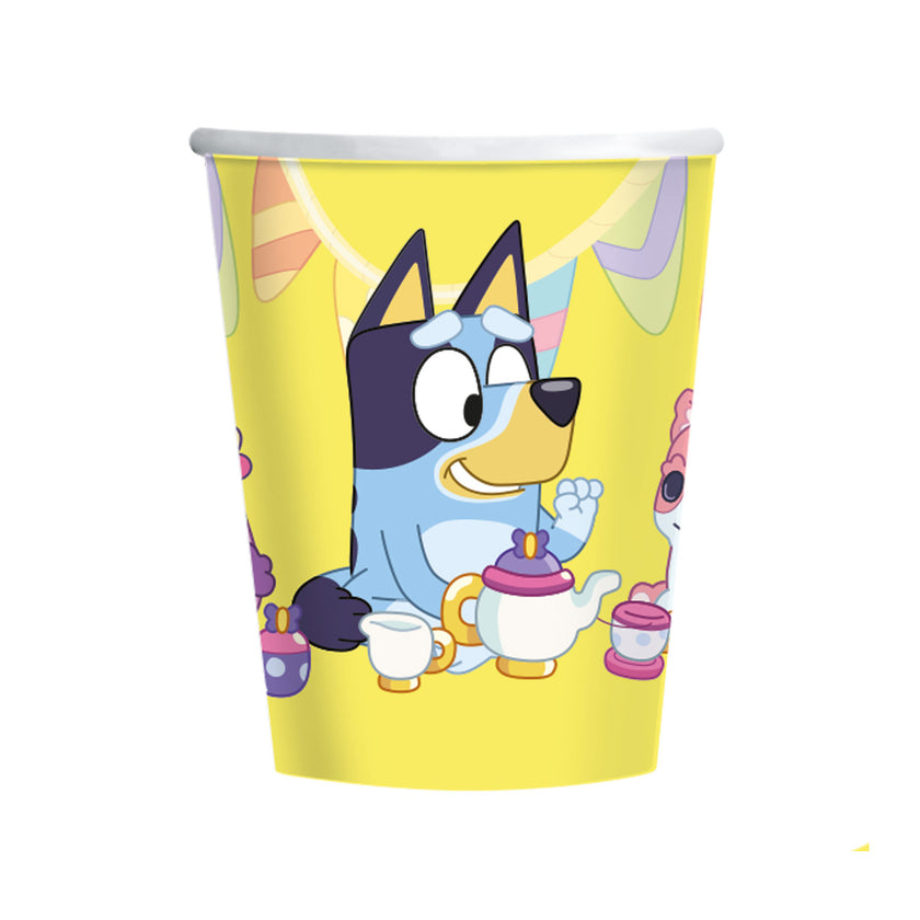 8 gobelets Bluey