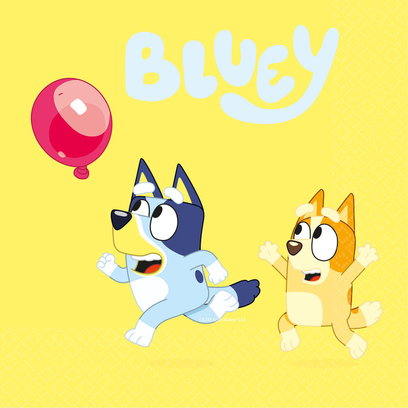16 serviettes Bluey (33x33 cm)