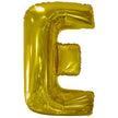 Ballon lettre E doré (86 cm)