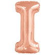 Ballon lettre I rose gold (86 cm)