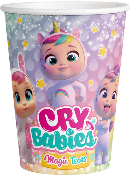 8 gobelets Cry Babies