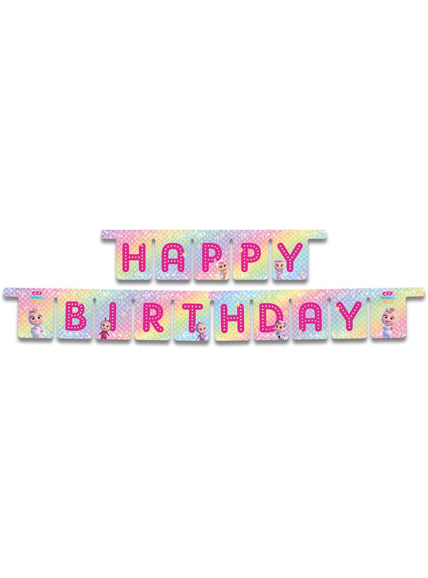 Guirlande Happy Birthday Cry Babies