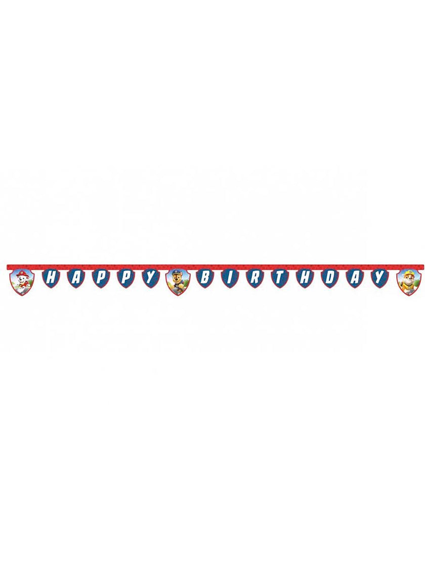 Guirlande Happy Birthday La Pat'Patrouille