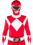 Costume Power Ranger rouge seconde peau