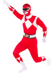 Costume Power Ranger rouge seconde peau
