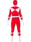 Costume Power Ranger rouge seconde peau
