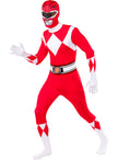 Costume Power Ranger rouge seconde peau