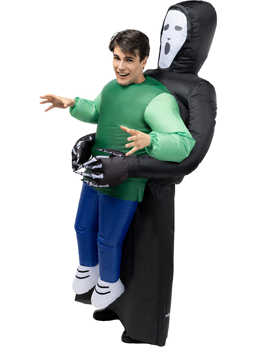 Déguisement faucheur gonflable adulte