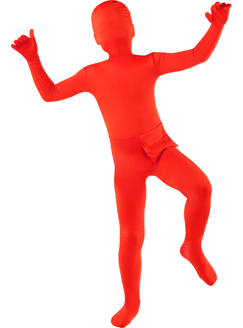 Déguisement seconde peau rouge enfant