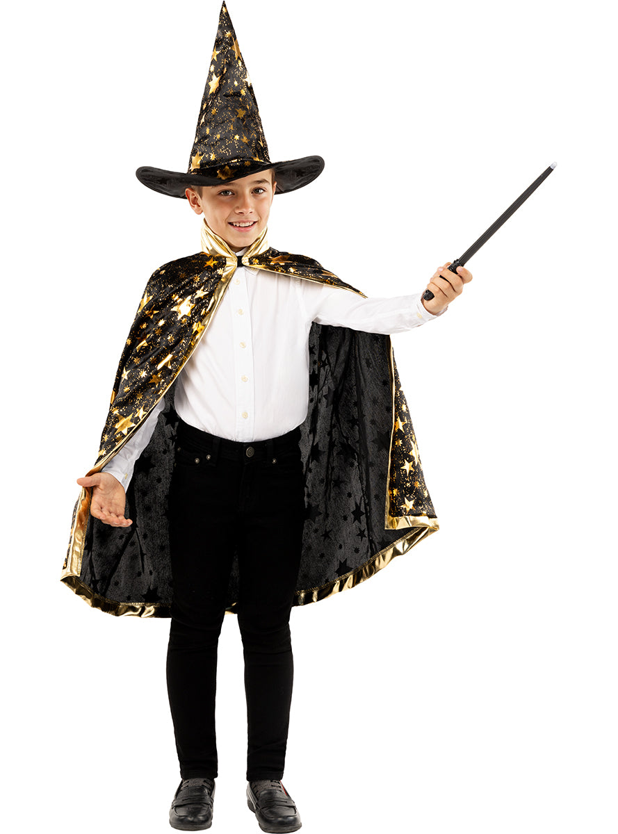 Déguisement magicien étoiles enfant