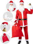 Déguisement de Pére Noël homme avec accessoires grande taille
