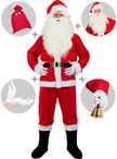 Déguisement de Pére Noël Deluxe homme avec accessoires grande taille
