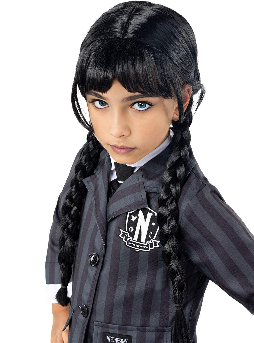 Déguisement uniforme Mercredi Addams pour fille - Officiel Netflix
