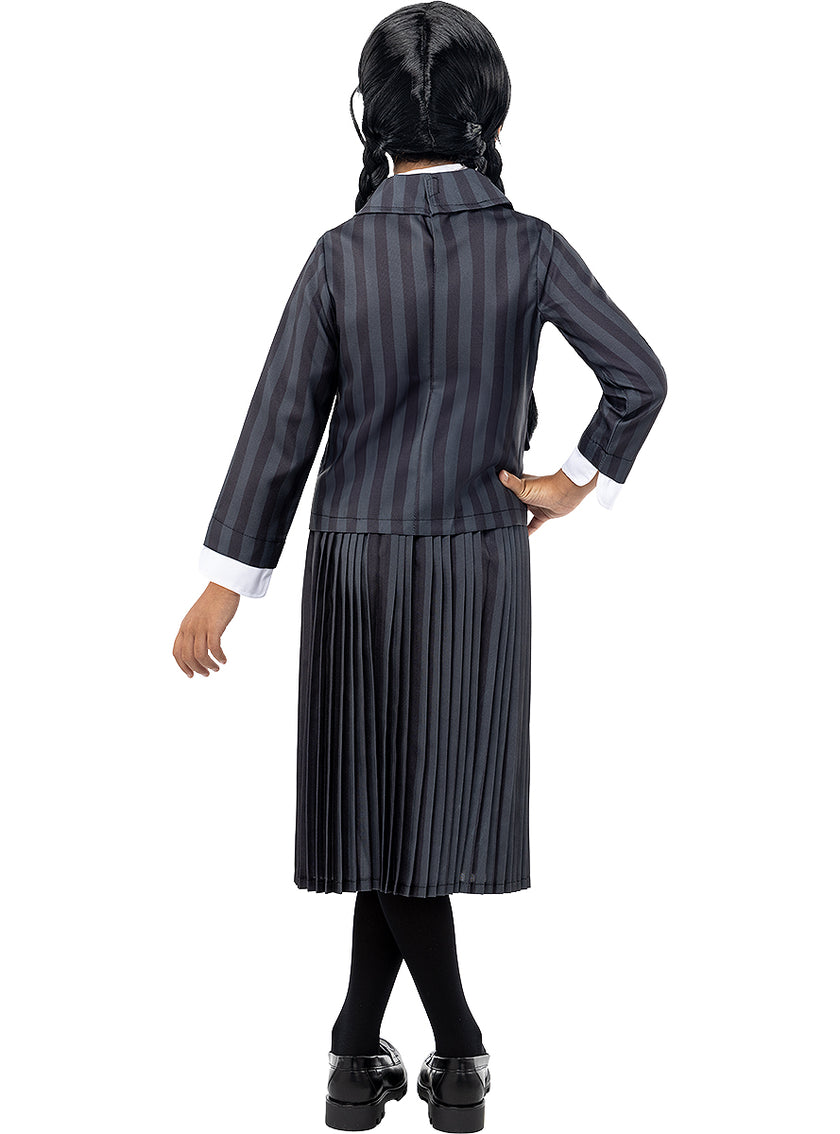 Déguisement uniforme Mercredi Addams pour fille - Officiel Netflix