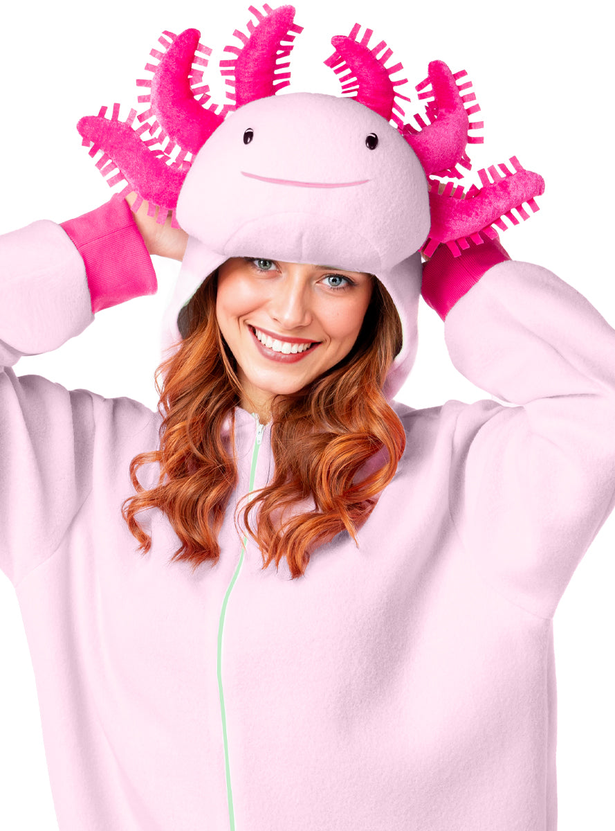 Costume d'axolotl pour adulte