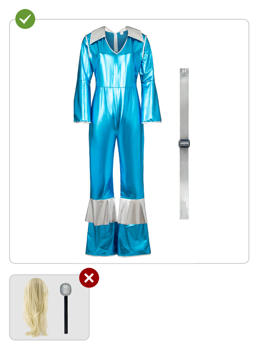 Déguisement disco Abba pour femme