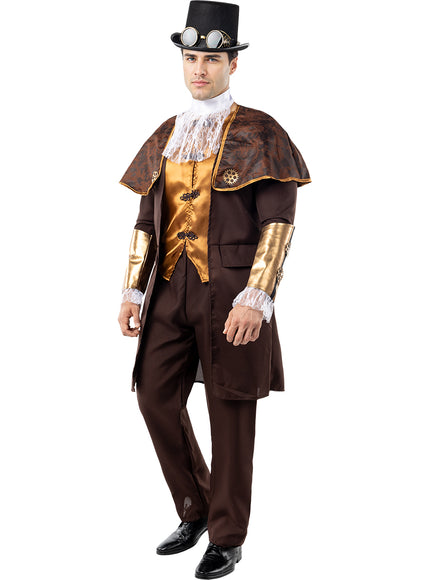 Chapeau Steampunk avec lunettes pour adulte