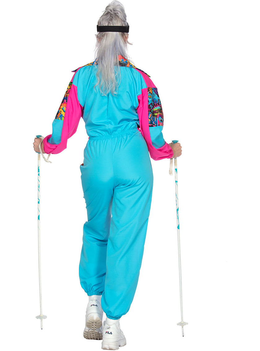 Déguisement ski années 80 rétro femme