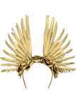 Bandeau de plumes dorées