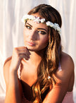 Bandeau fleurs blanches