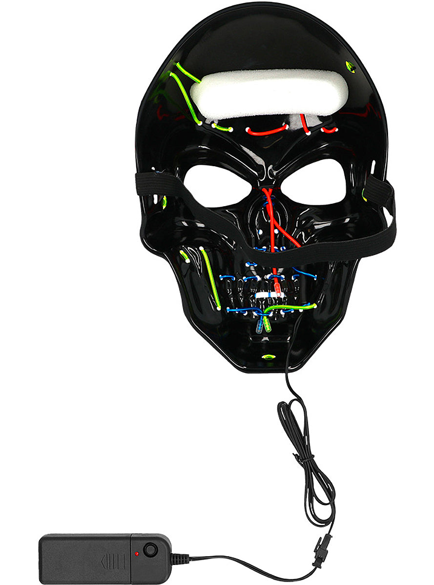 Masque squelette LED