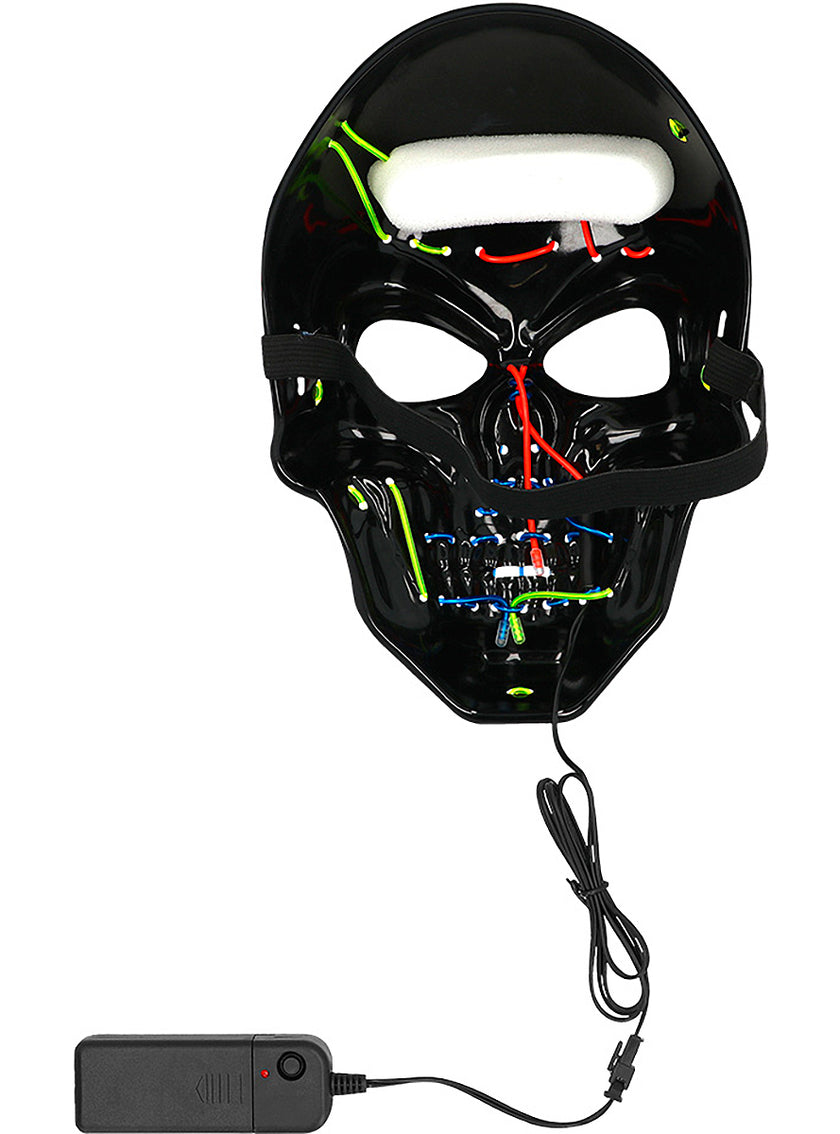 Masque squelette LED