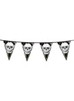 1 guirlande de fanions pirates squelette