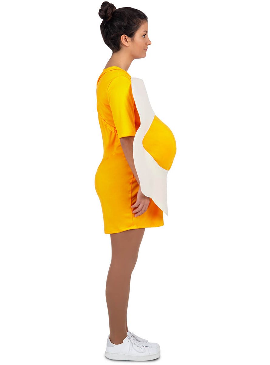 Déguisement œuf au plat pour  femme enceinte