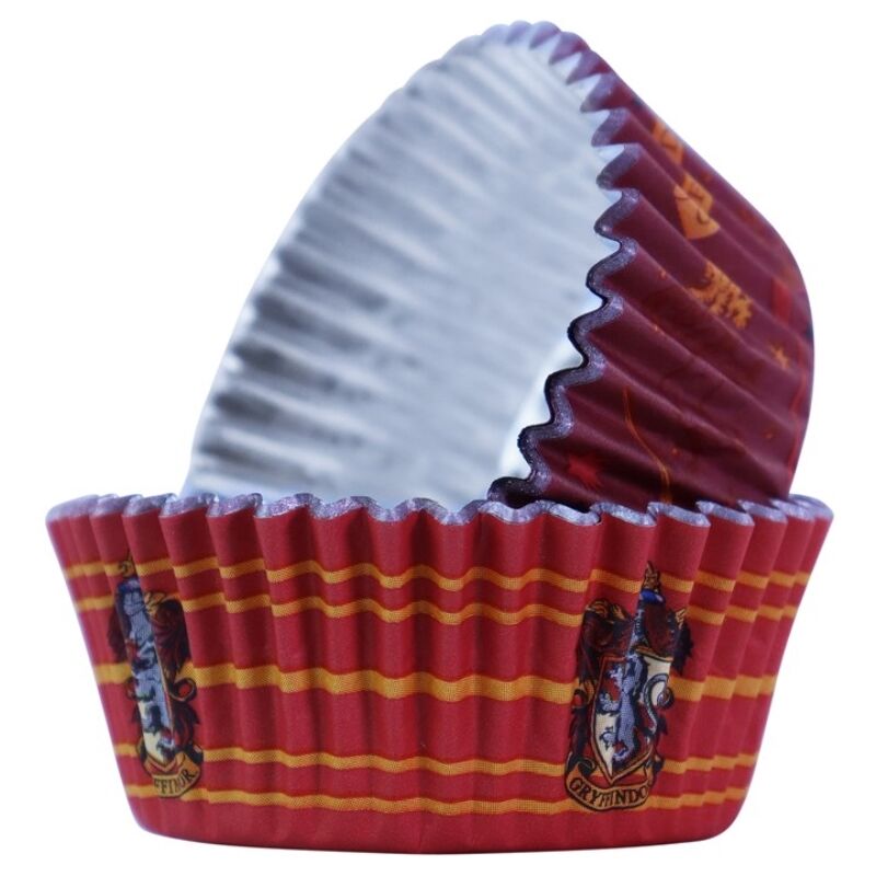 60 capsules de cupcakes des quatre maisons de Harry Potter