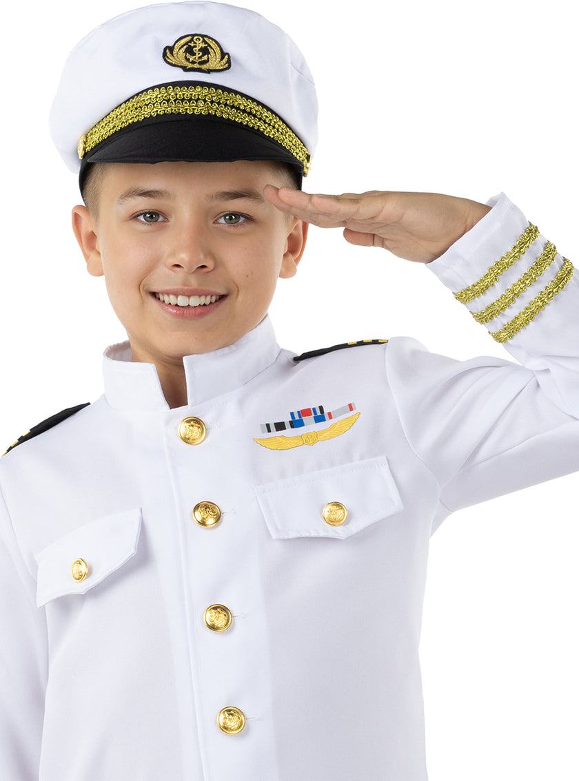Déguisement de capitaine de la marine pour garçon