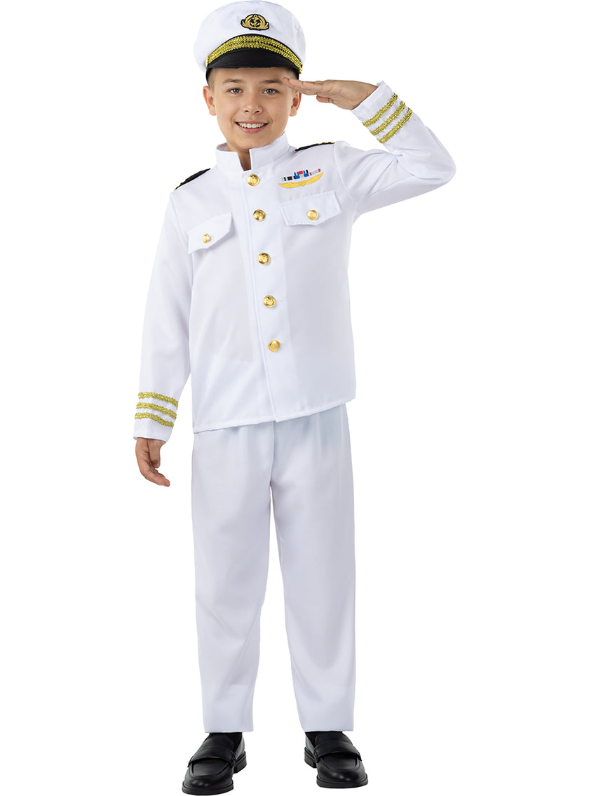 Déguisement de capitaine de la marine pour garçon