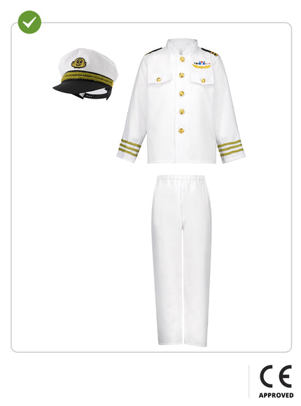 Déguisement de capitaine de la marine pour garçon