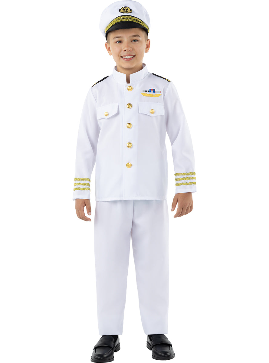 Déguisement de capitaine de la marine pour garçon