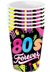 6 verres des années 80