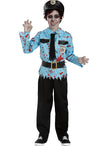 Déguisement de policier zombie avec accessoires