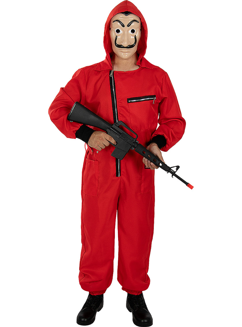 Déguisement La Casa de Papel avec fusil grande taille