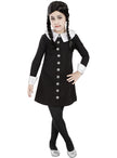 Déguisement Wednesday Addams avec perruque fille - La Famille Addams