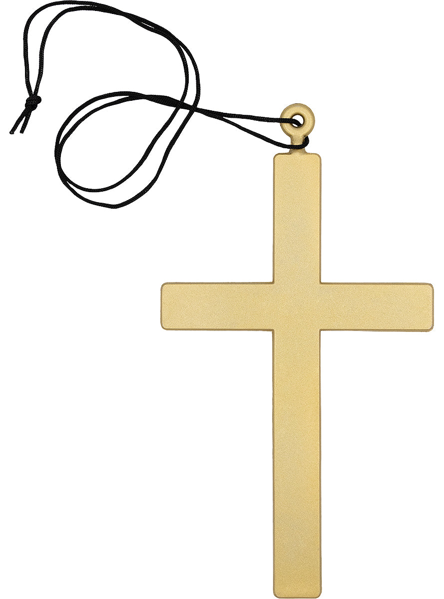 Déguisement de nonne zombie avec croix pour femme