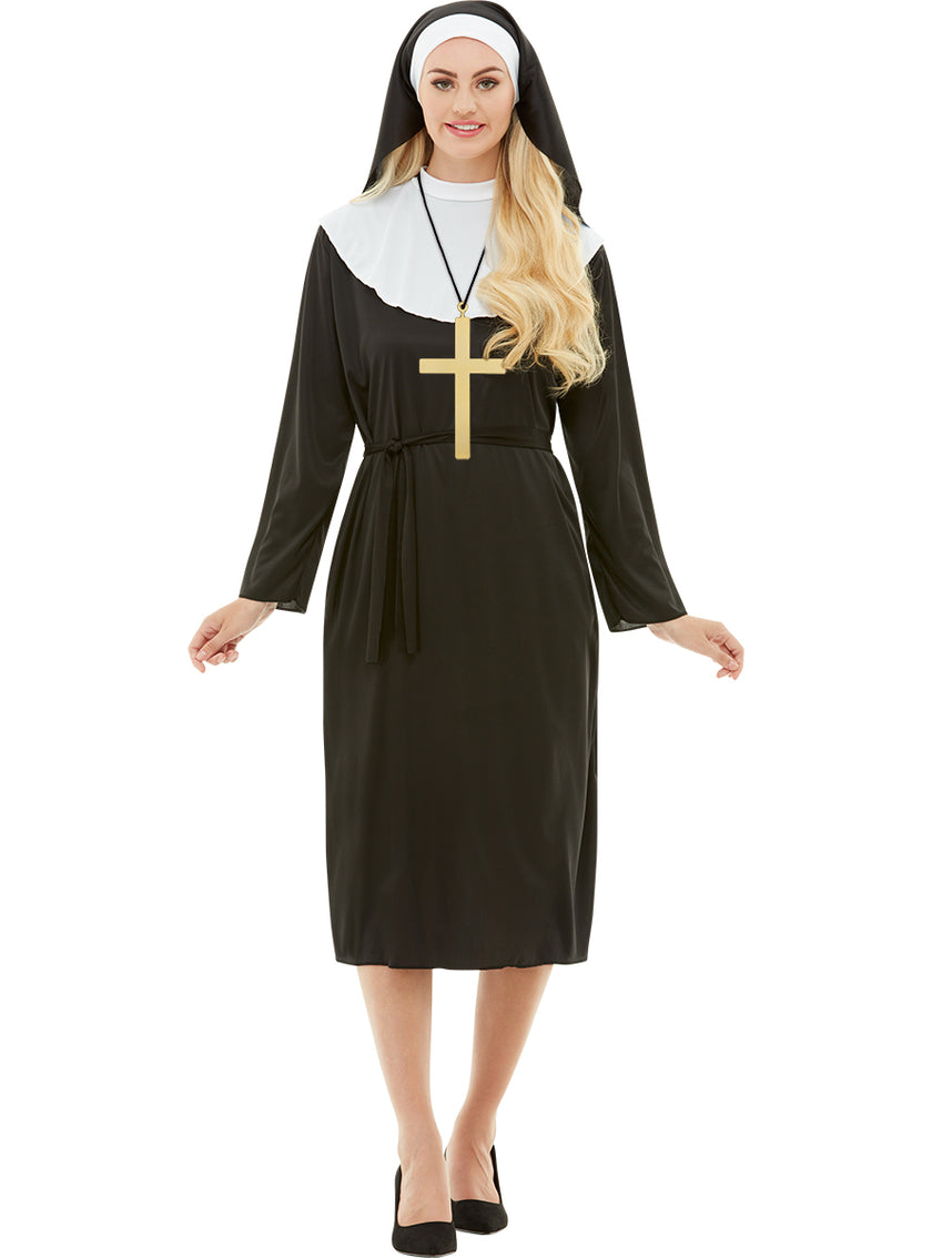 Déguisement de nonne avec croix