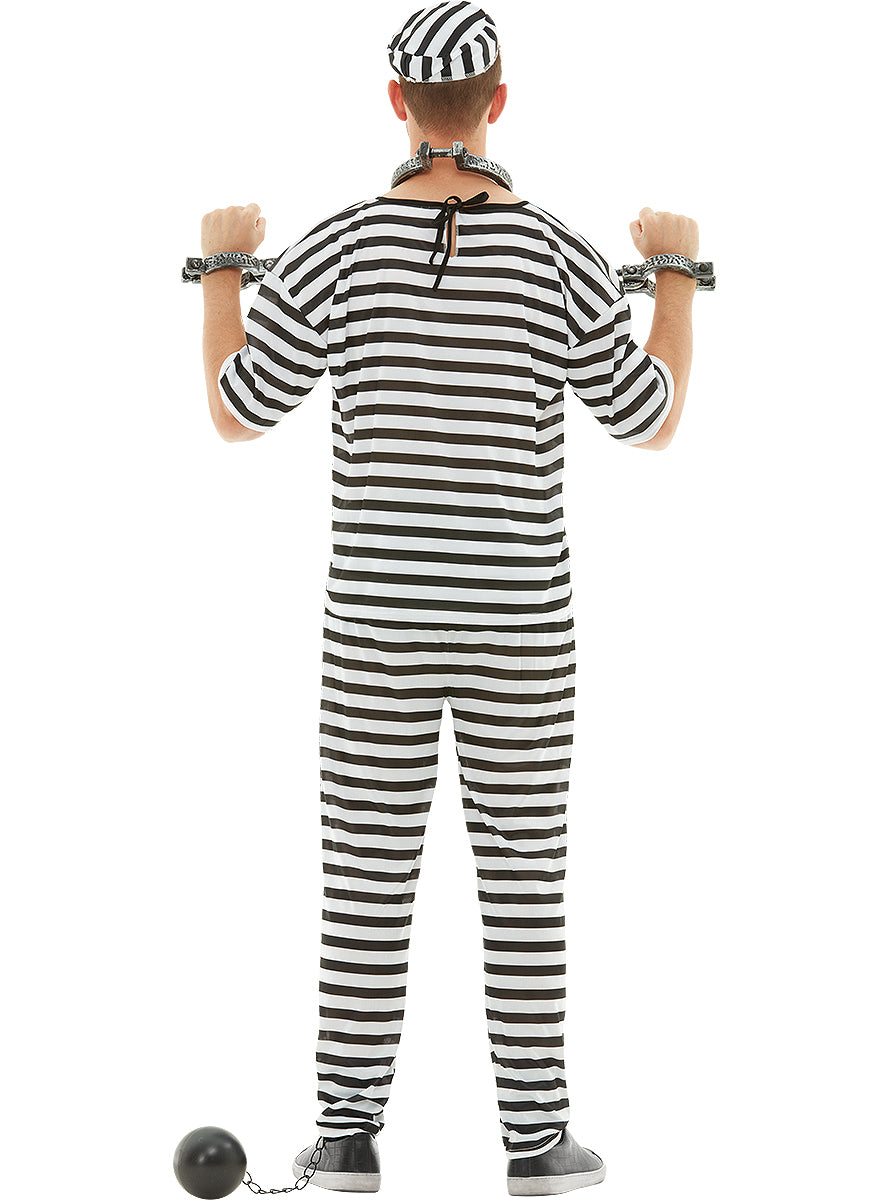Déguisement de prisonnier avec boule grande taille
